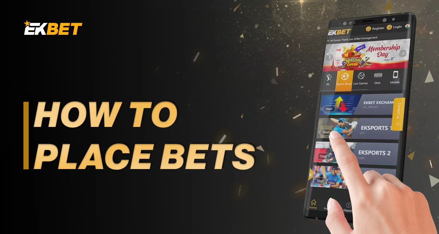 Step by step instructions for making your first bet on sports in Ekbet 