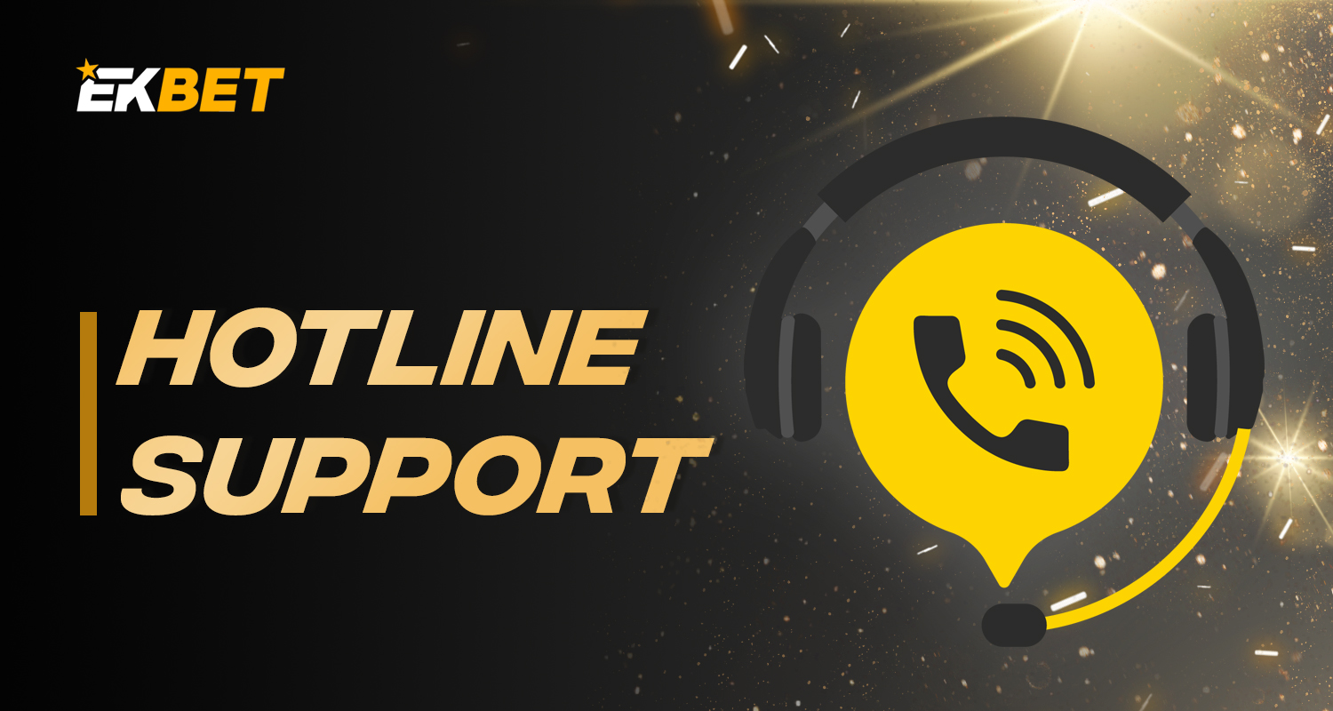 Features of Ekbet bookmaker hotline support service