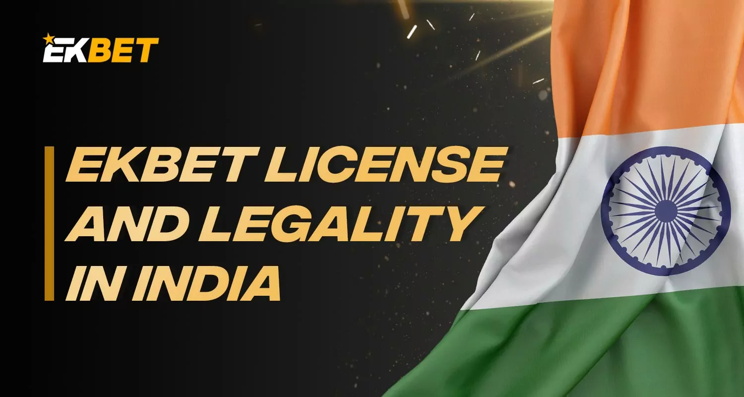 Ekbet is a legal bookmaker in India.