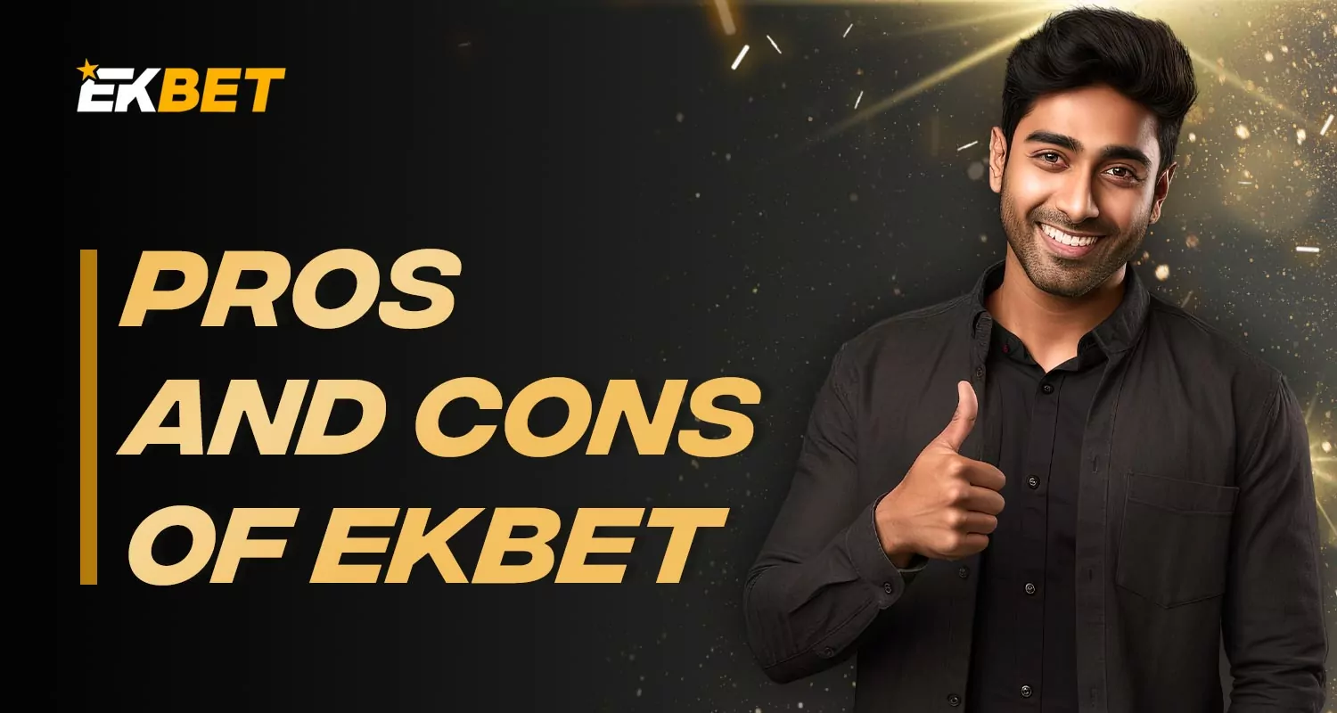 Advantages and disadvantages of the bookmaker Ekbet.